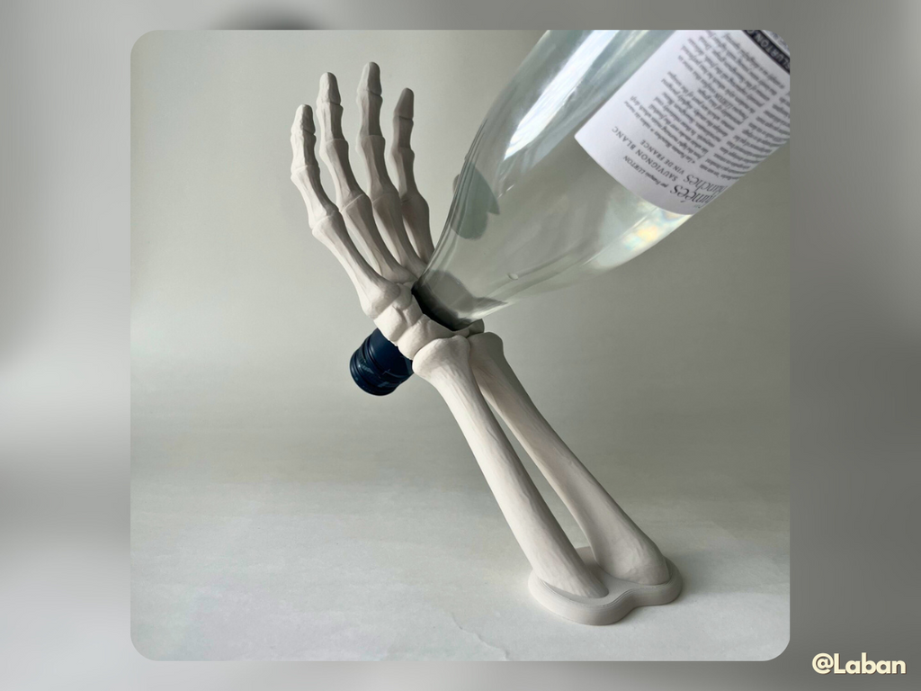 Skeleton Wine Bottle Holder