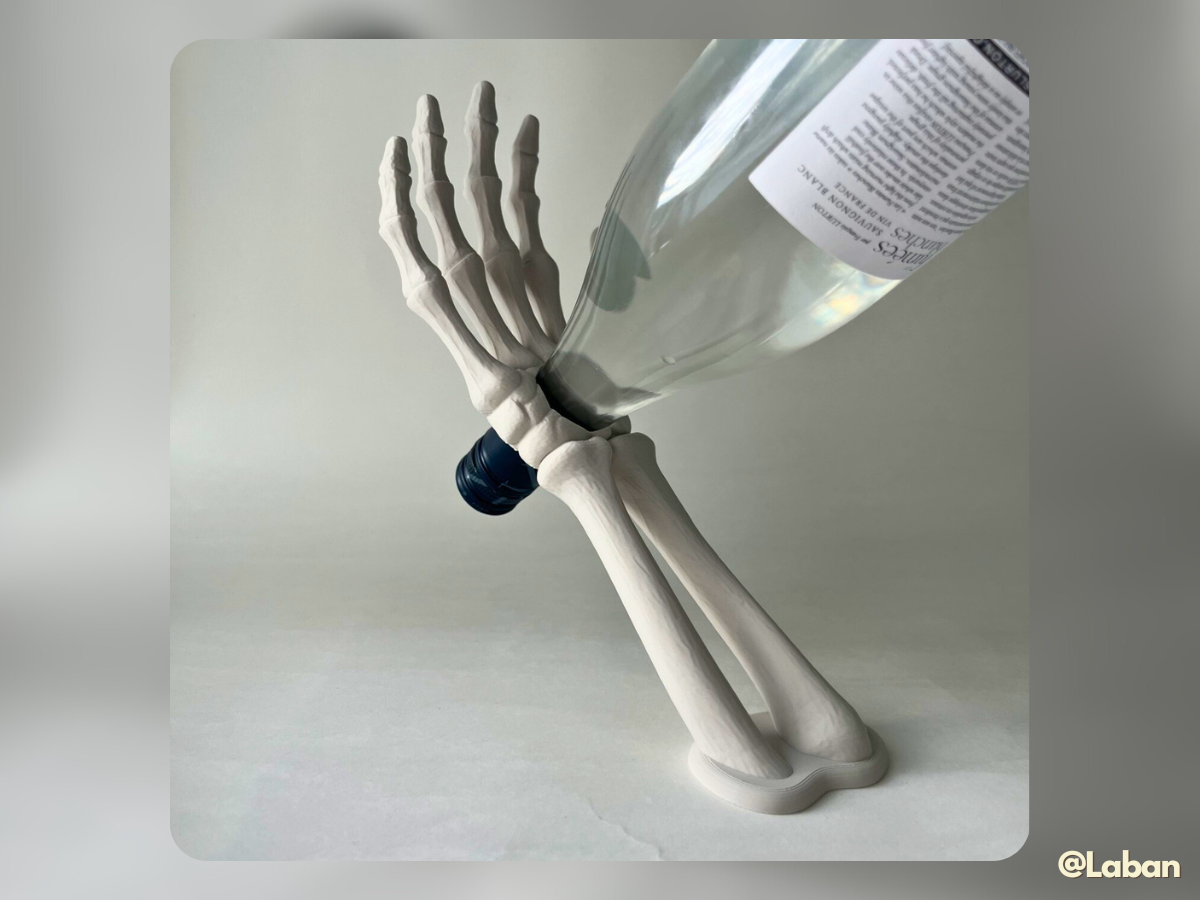 Skeleton Wine Bottle Holder