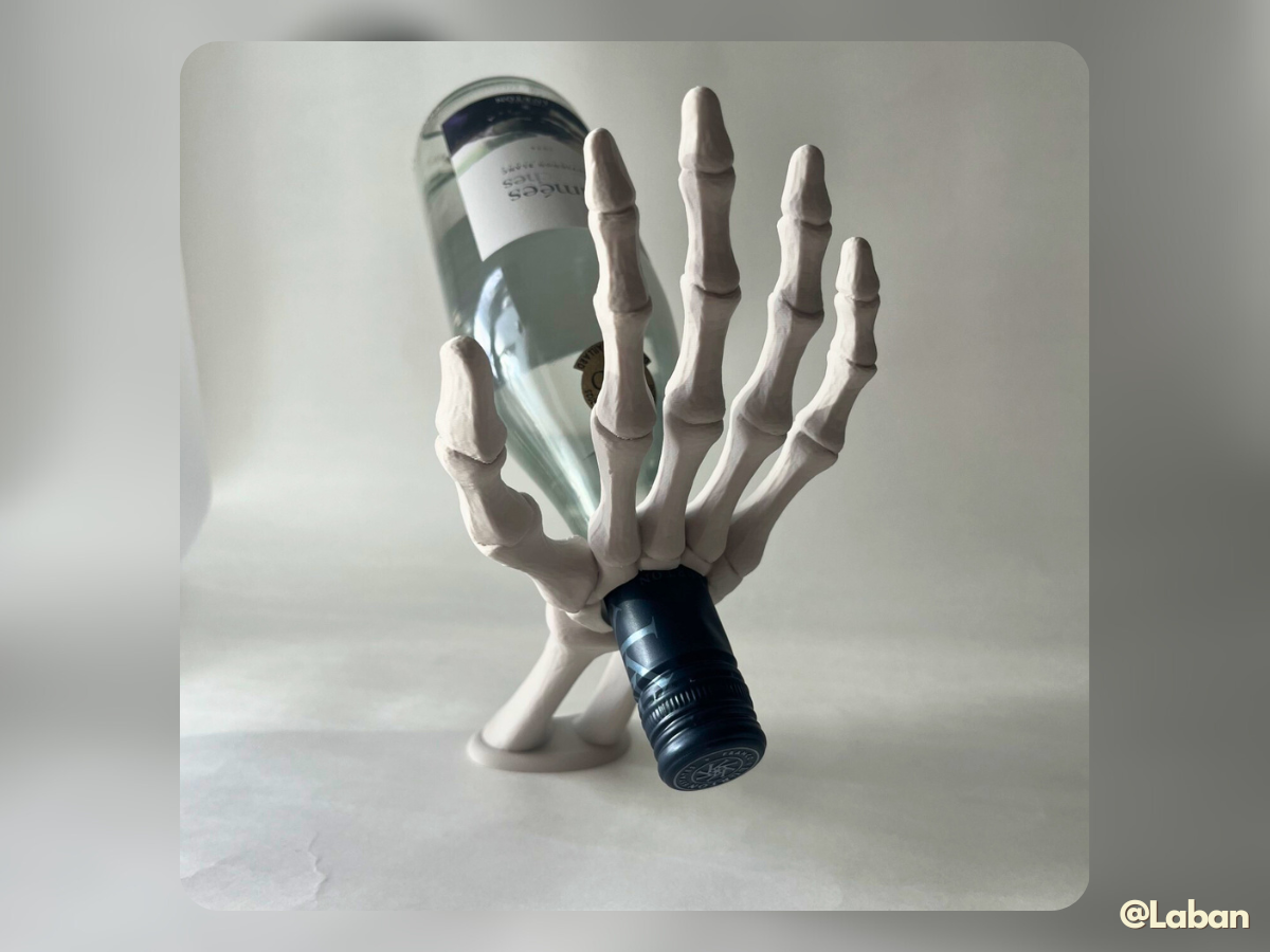 Skeleton Wine Bottle Holder