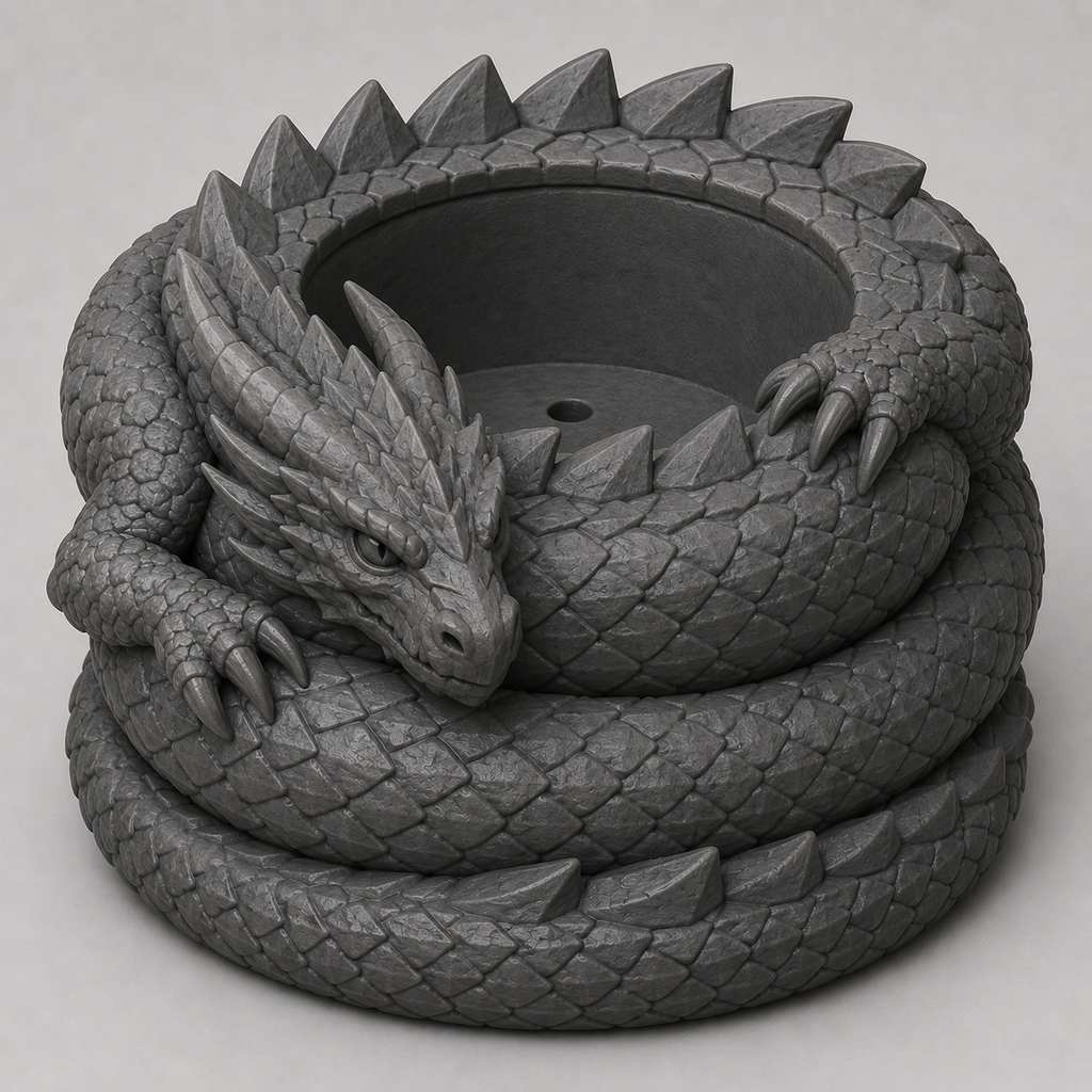 Dragon planter