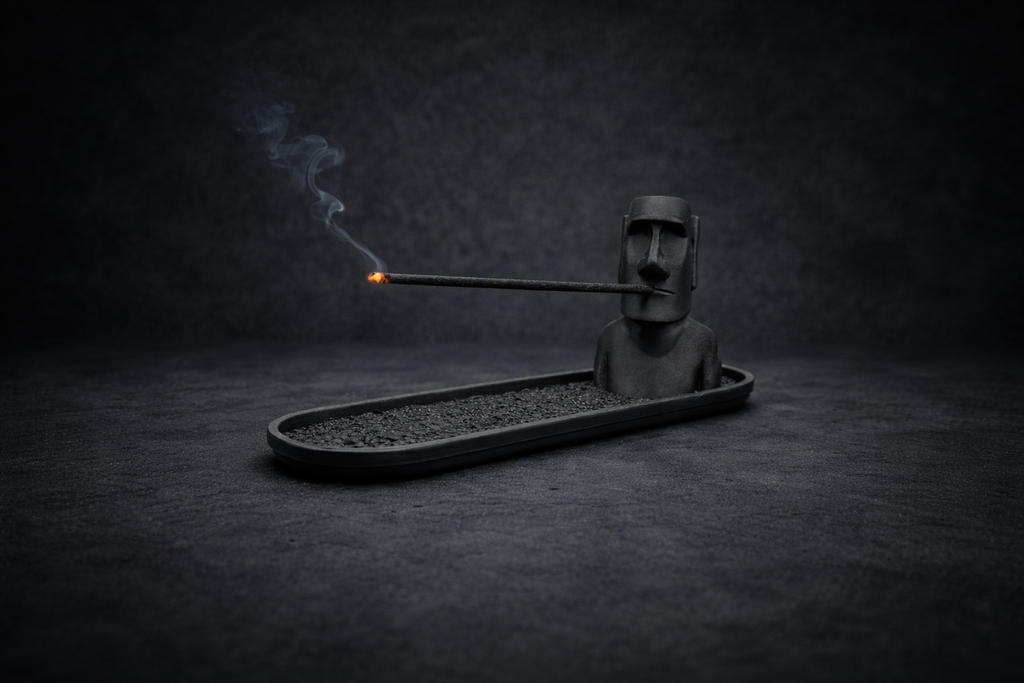 Moai Statue Incense Holder