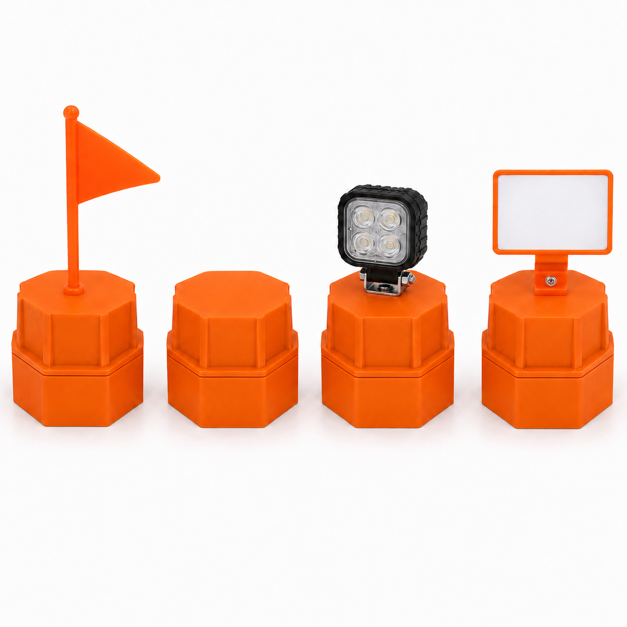 Grizzly Site Marker™ Magnetic Modular Rebar Cap