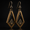 METAL FILLED CUSTOM EARRINGS