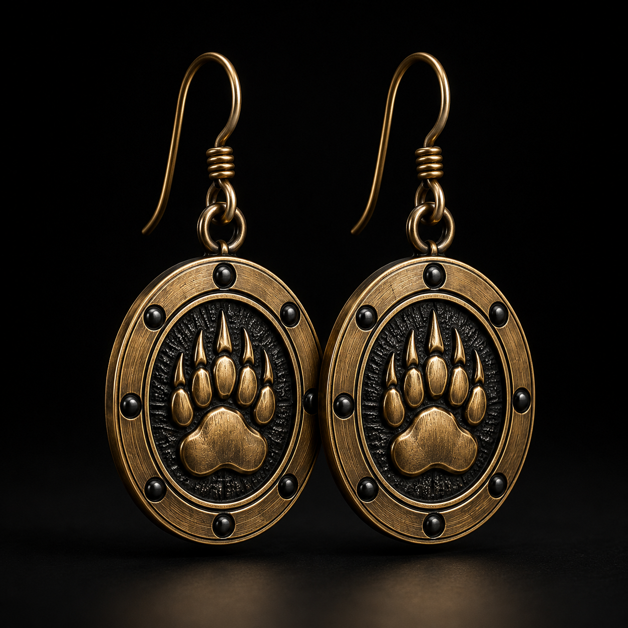 METAL FILLED CUSTOM EARRINGS
