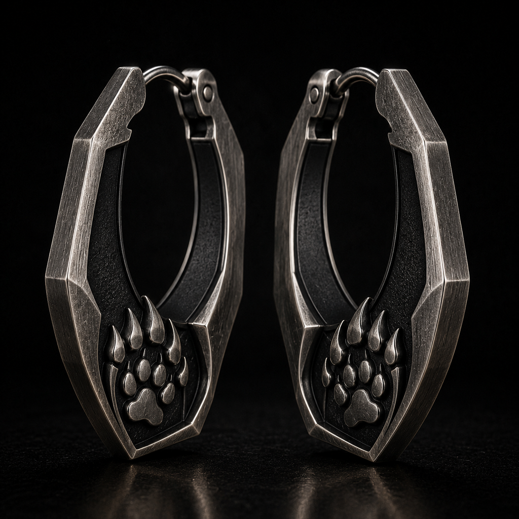 METAL FILLED CUSTOM EARRINGS