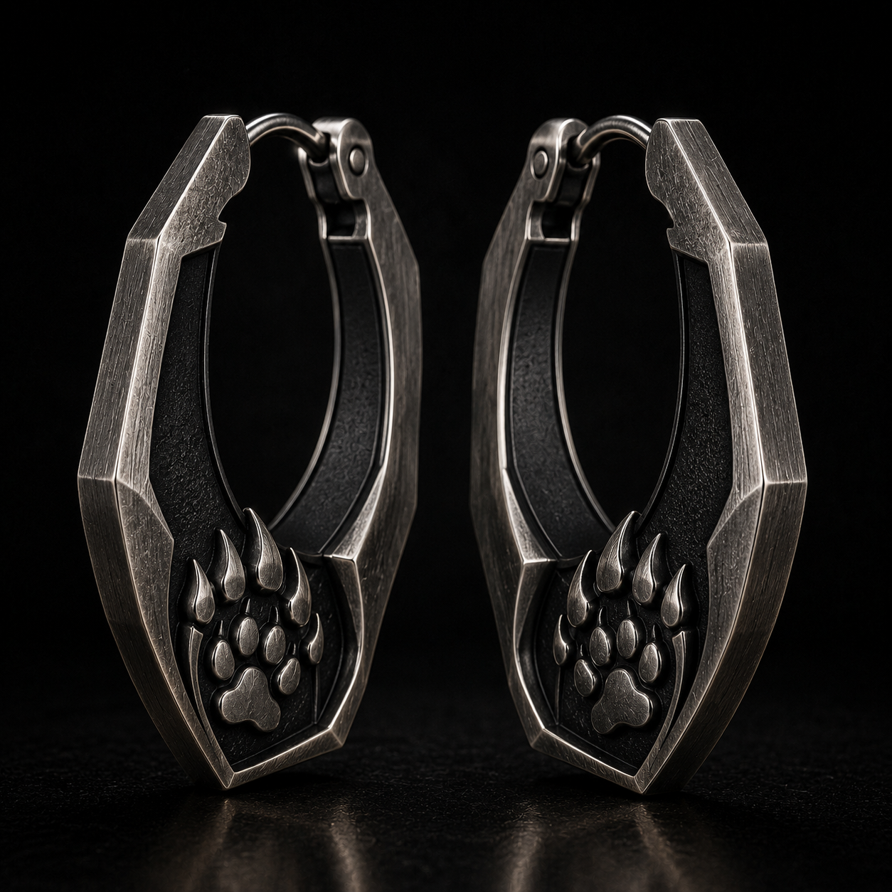 METAL FILLED CUSTOM EARRINGS