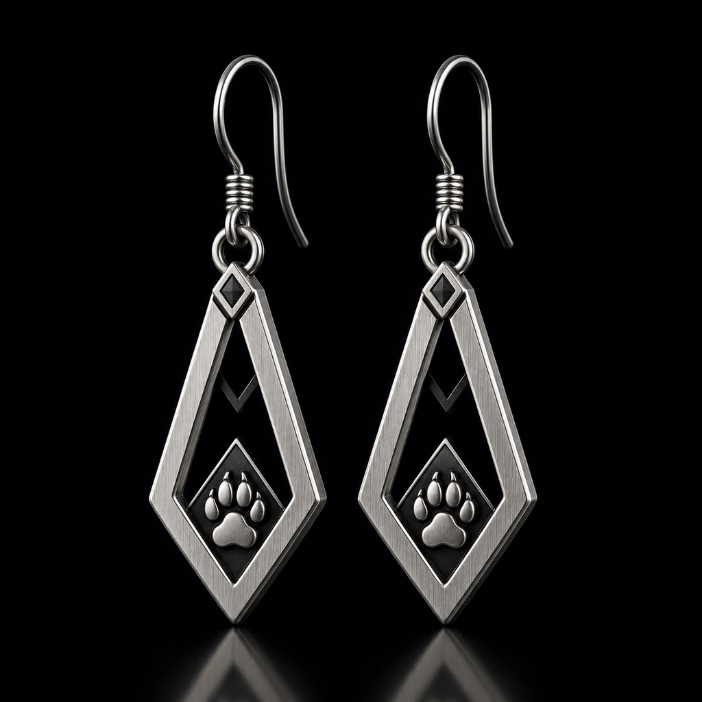 METAL FILLED CUSTOM EARRINGS