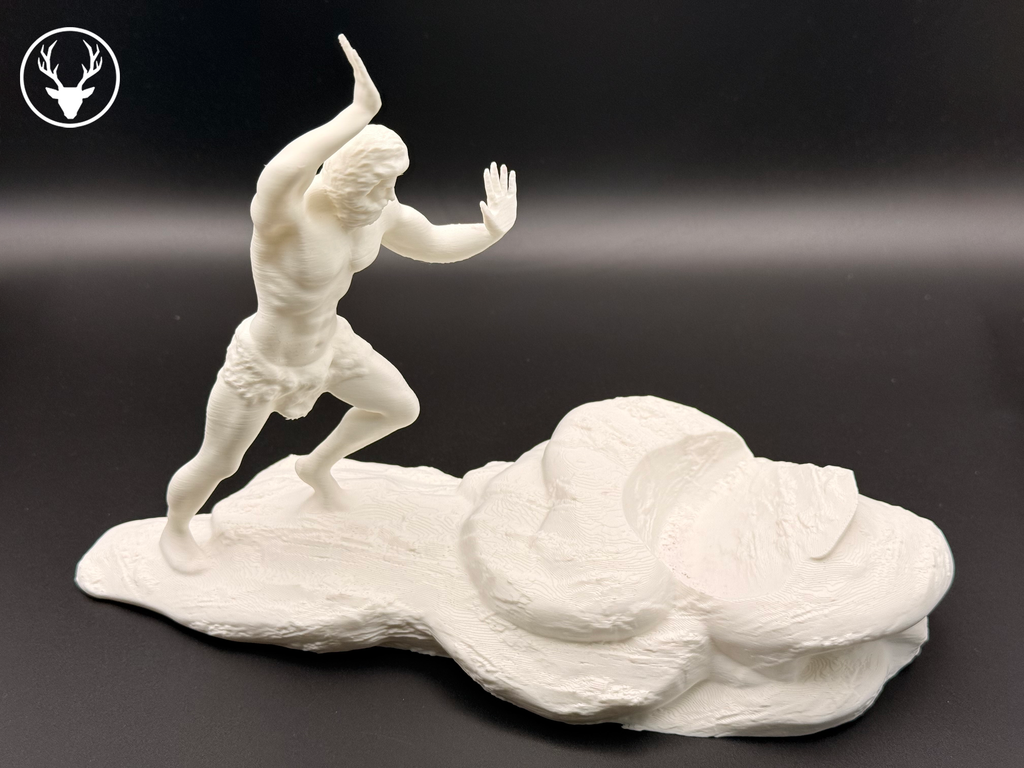 Greek God of Wine Bottle Holder