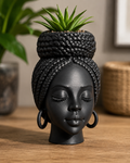 Afrocentric Braided Goddess Planter