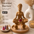 African Queen Back Flow Incense Burner (10 pack of cones included)