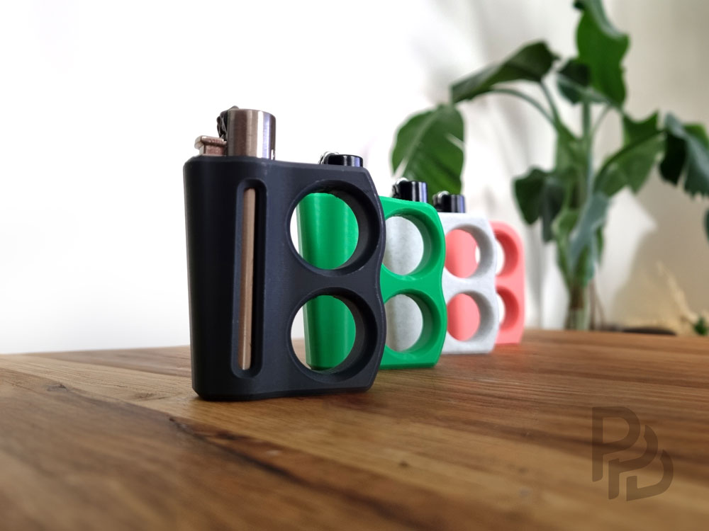 Grip-Style Round Lighter Sleeve