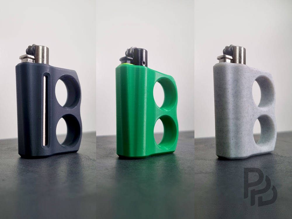 Grip-Style Round Lighter Sleeve
