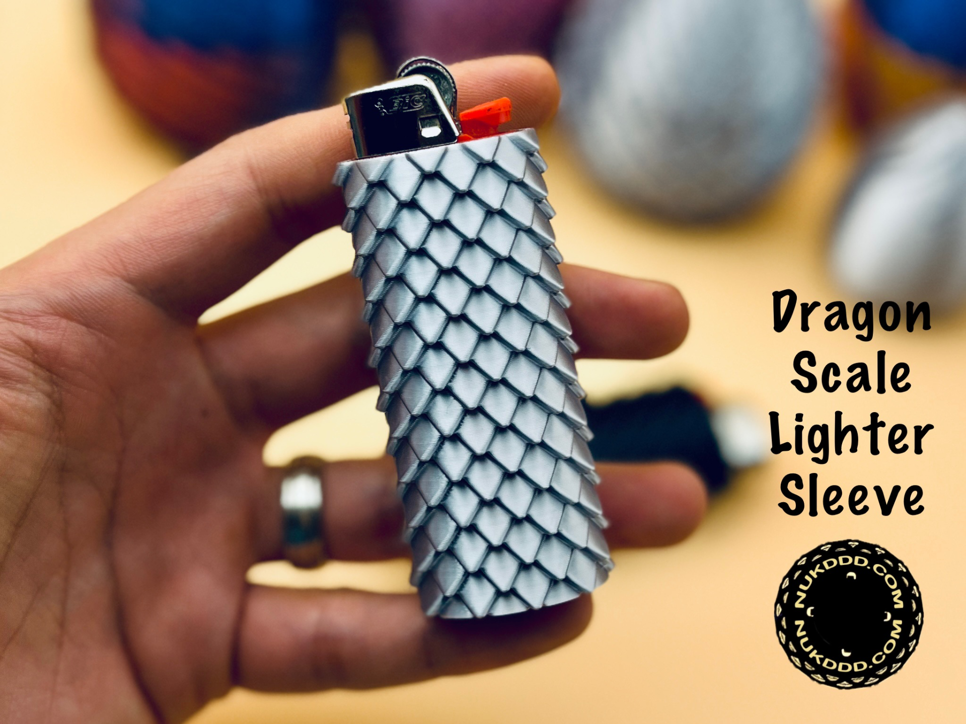 Dragon Scale Standard Lighter Sleeve
