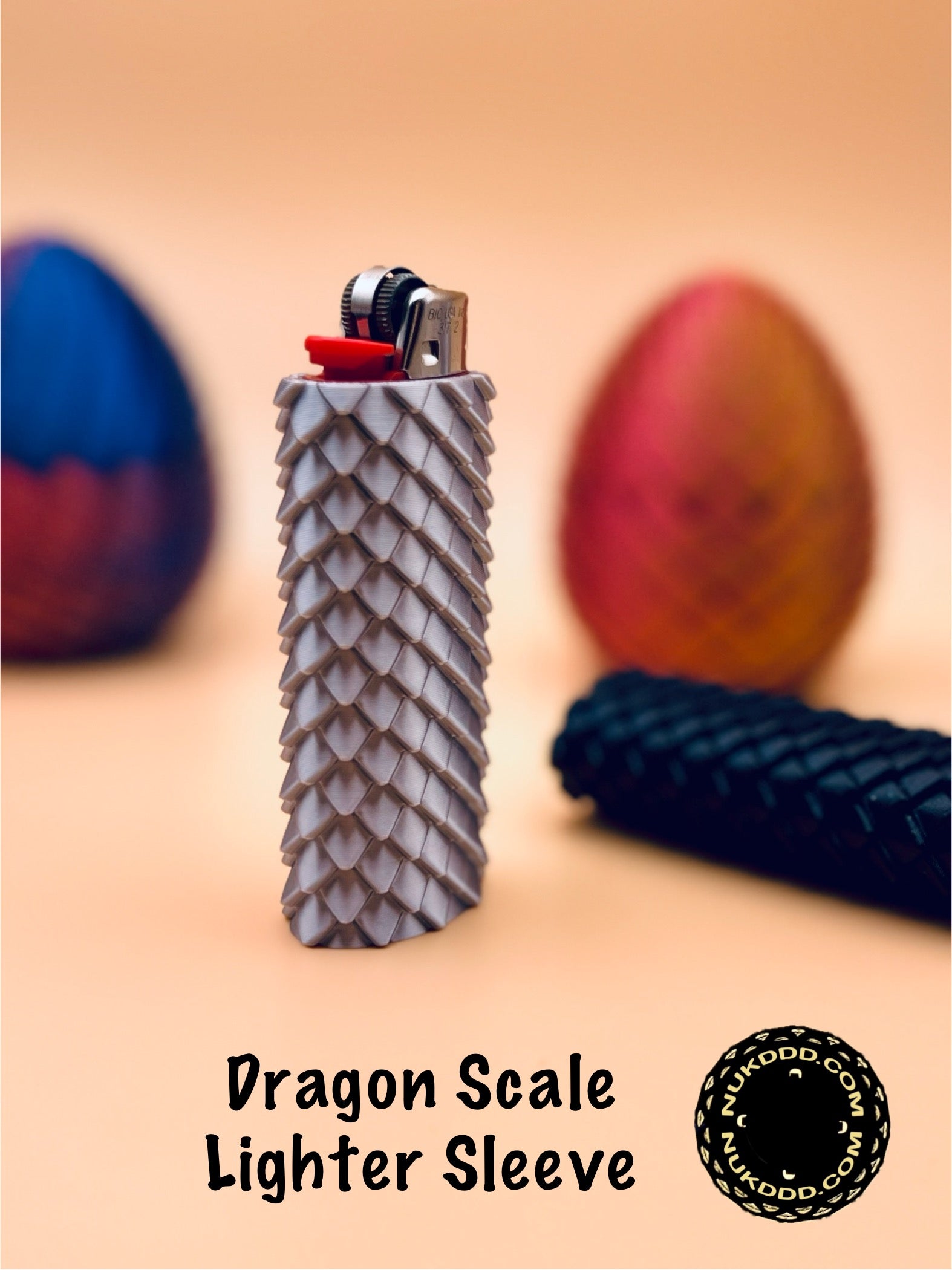 Dragon Scale Standard Lighter Sleeve