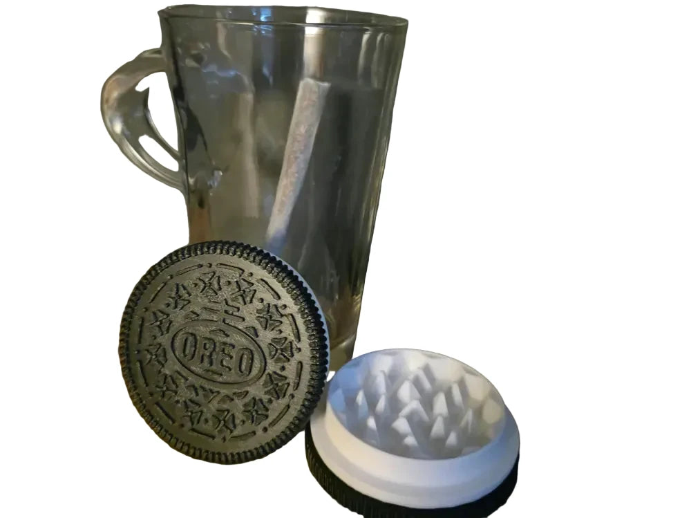 Cookie-Style Herb Grinder Container
