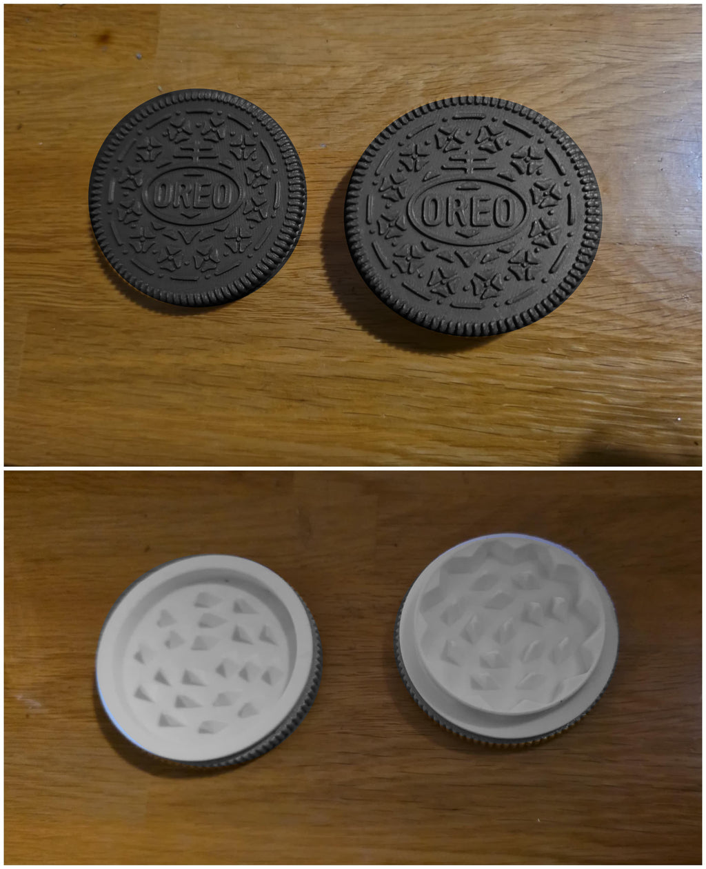 Cookie-Style Herb Grinder Container