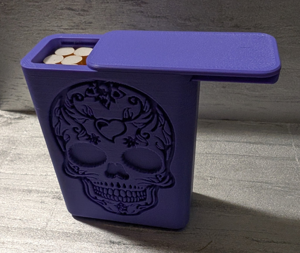 Sugar Skull Cigarette Case
