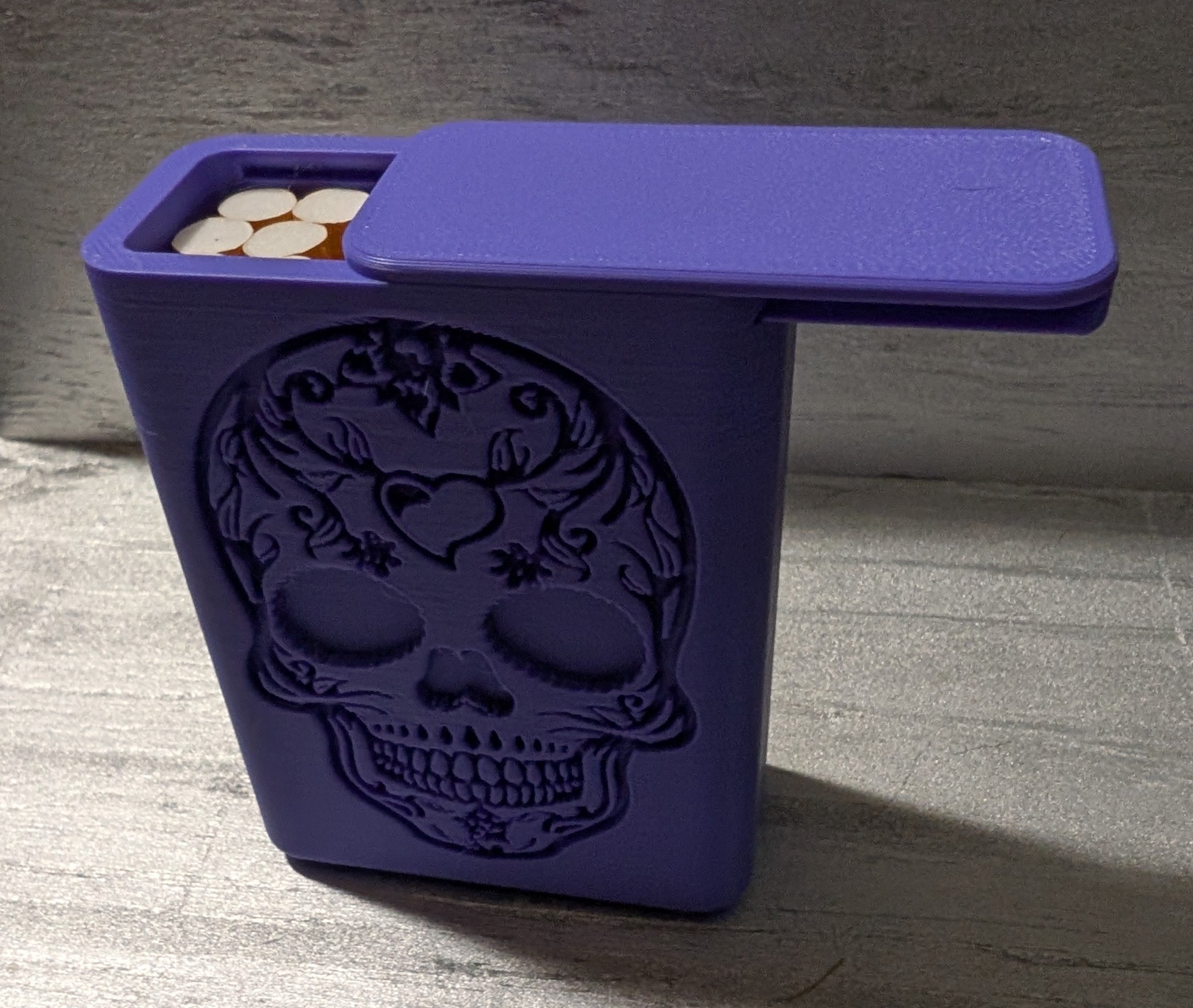 Sugar Skull Cigarette Case