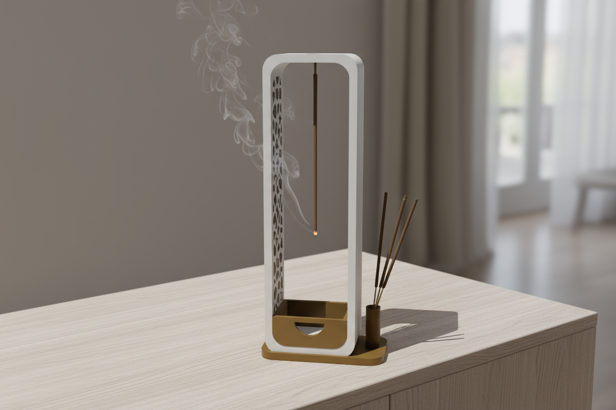 Modern Voronoi Incense Holder