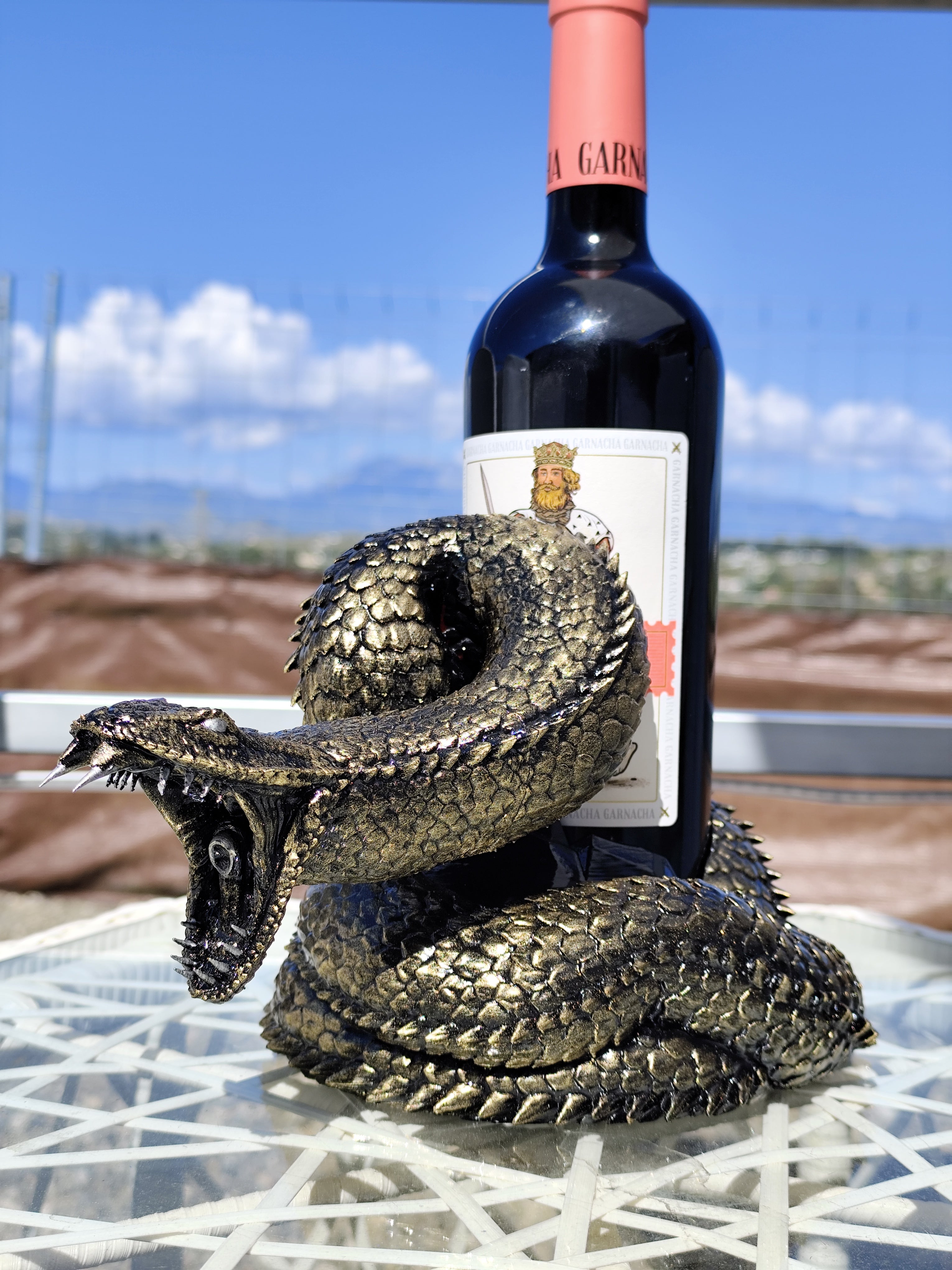 Snake Wine Bottle Holder