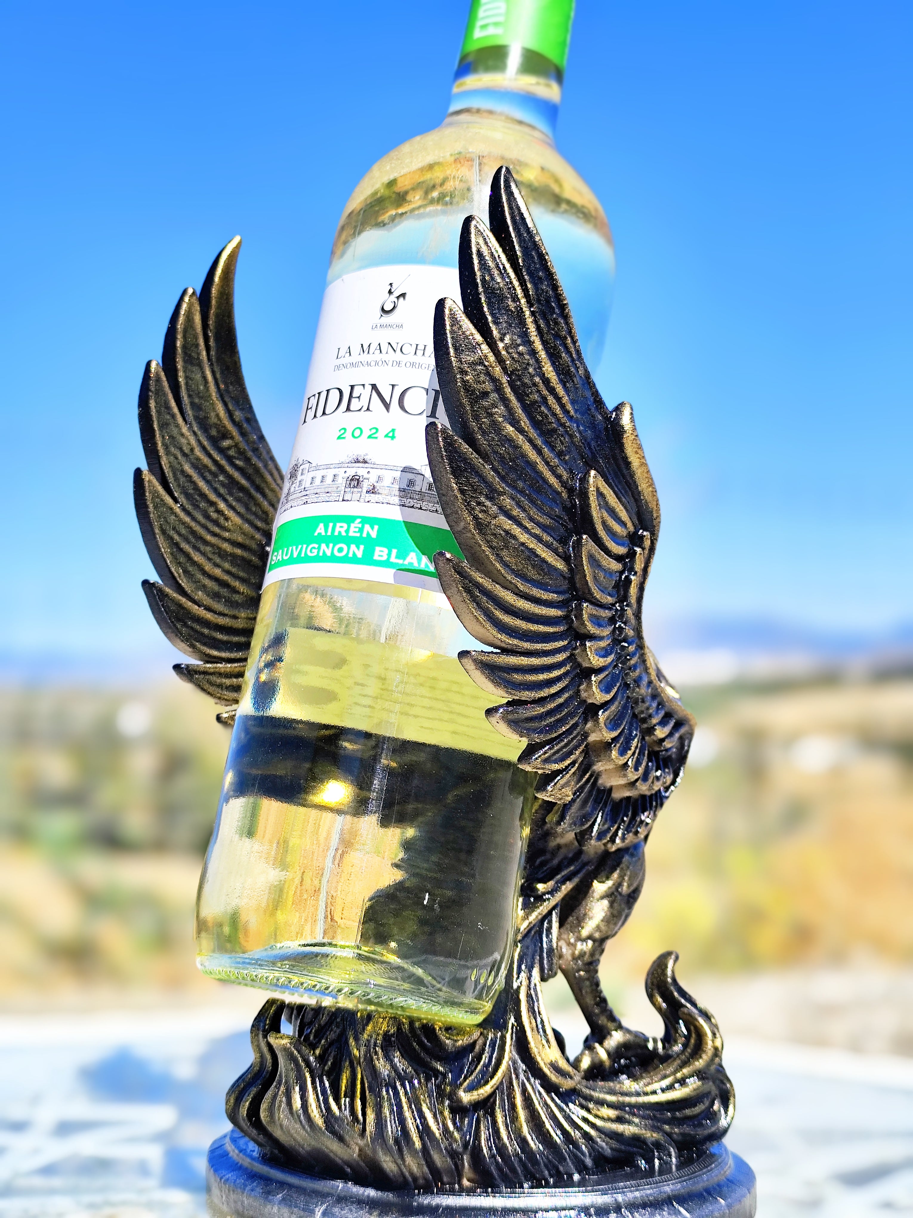 Phoenix Wine Bottle Holder