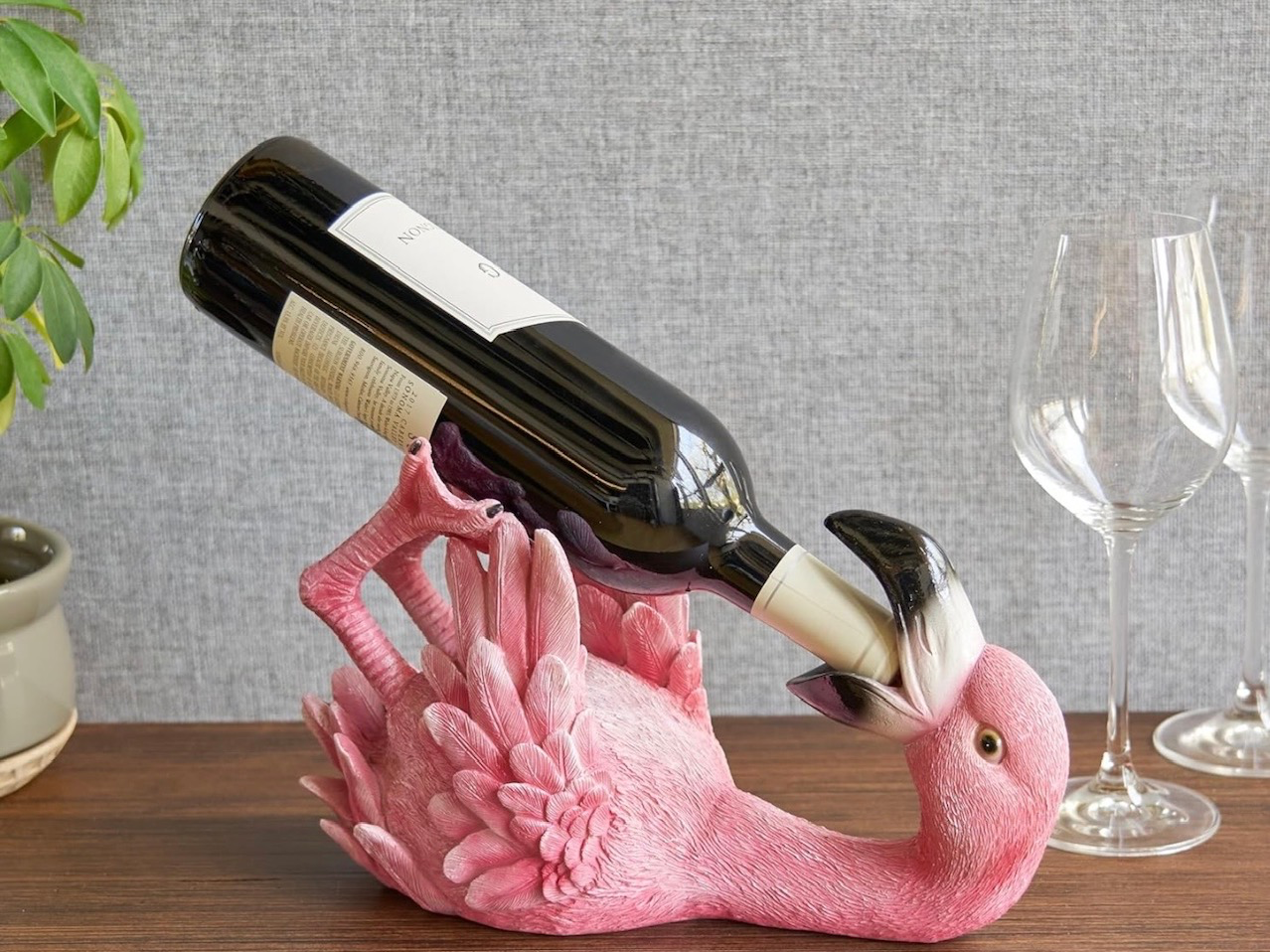 Flamingo Wine Bottle Holder