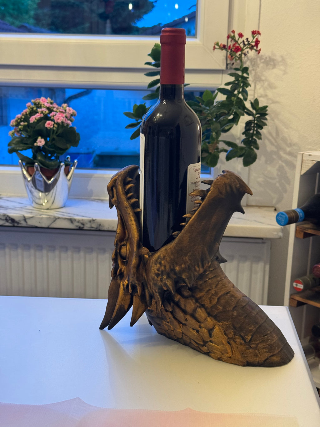 Dragon Head Wine Bottle Holder
