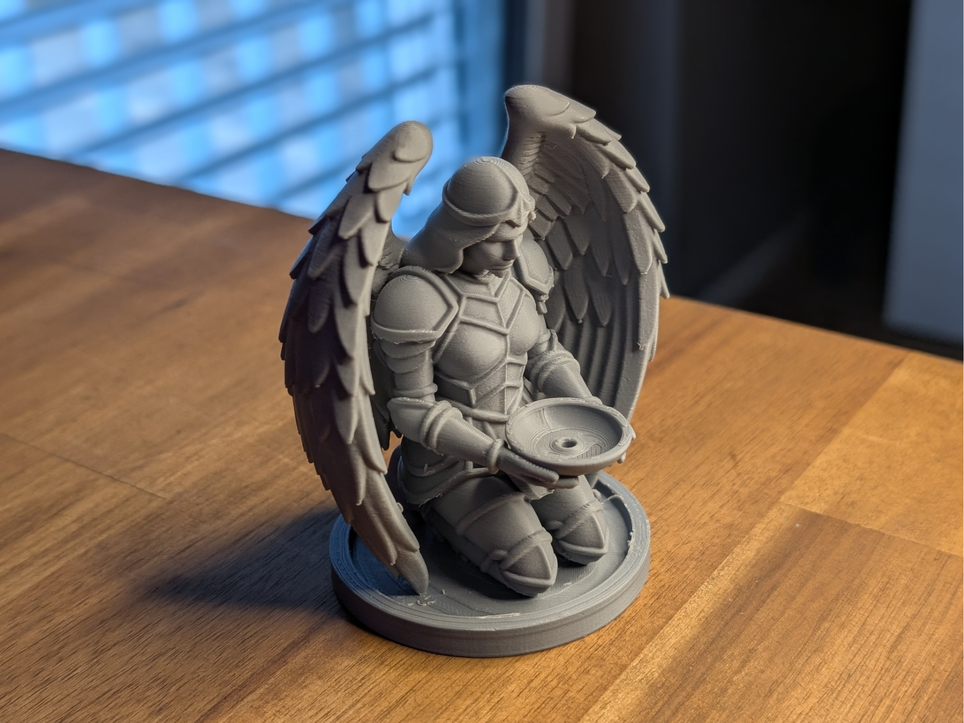 Armored Angel Incense Holder