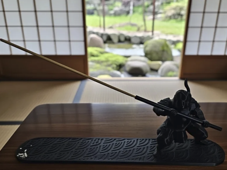 Samurai Warrior Incense Stick Holder