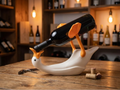 Goose Wine Bottle Holder